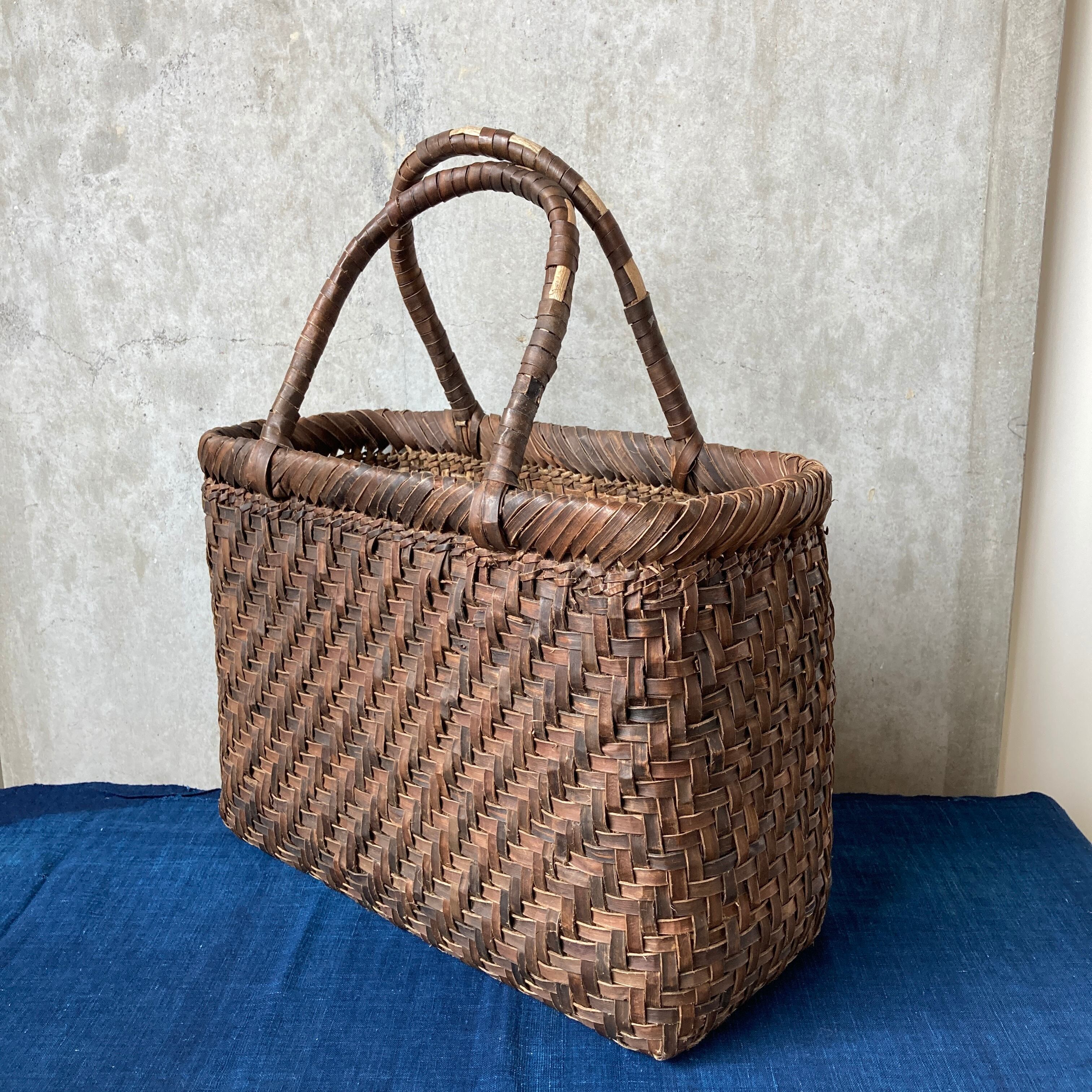 胡桃籠 Amazon.co.jp: 胡桃皮かごバッグ 胡桃表皮 くるみ籠バッグ 網代