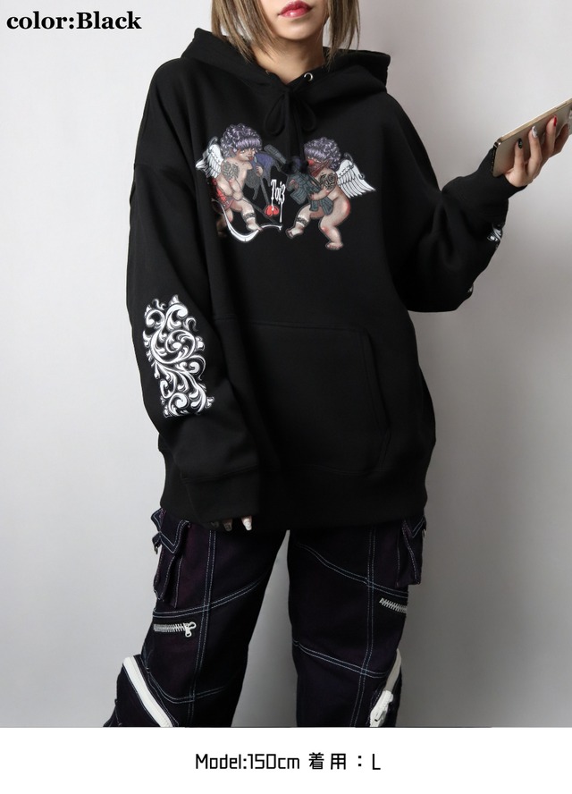 AngelDevil Hoodie (エンジェルデビル フーディー)【White】
