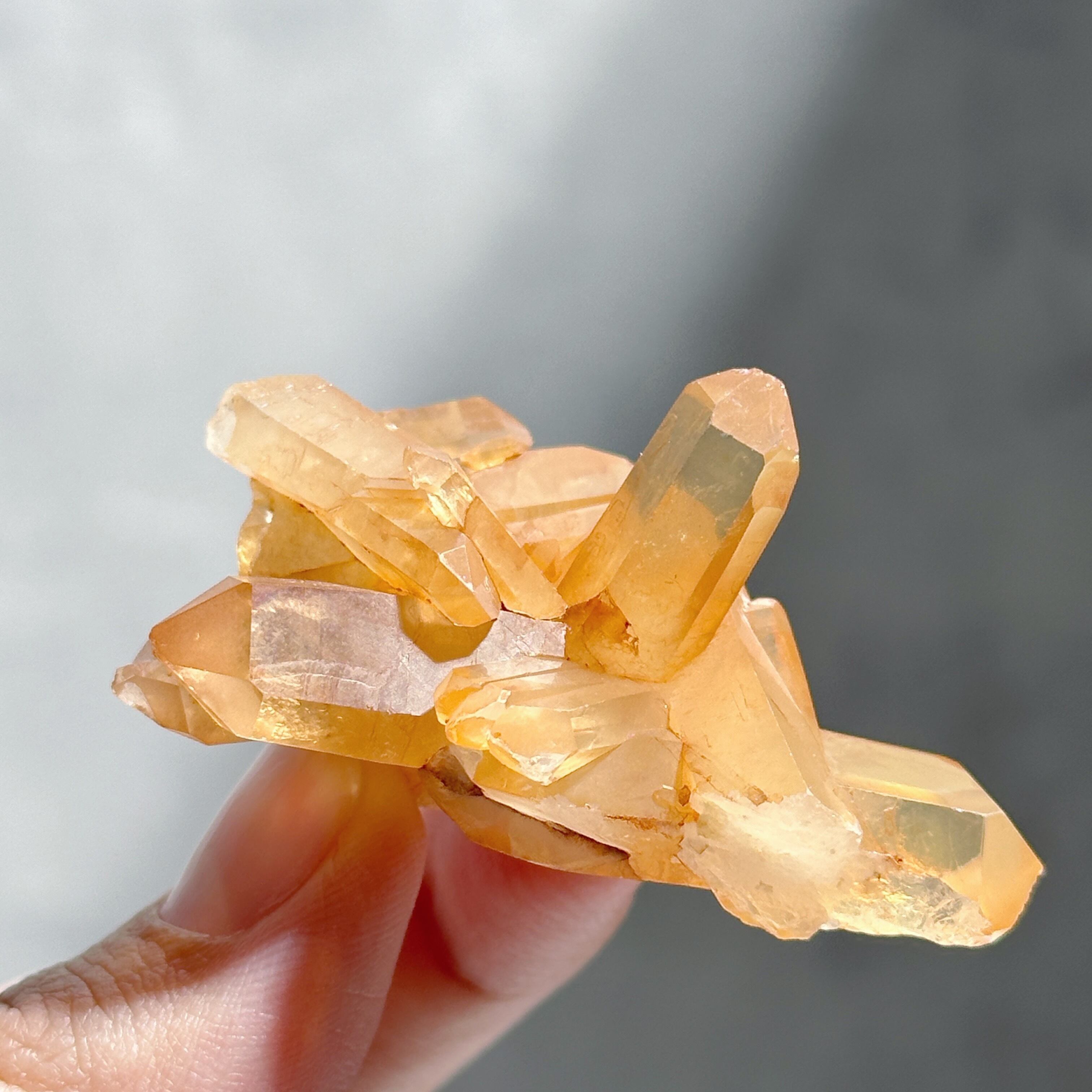 タンジェリンクォーツ クラスター41◇ Tangerine Quartz ◇ 天然石