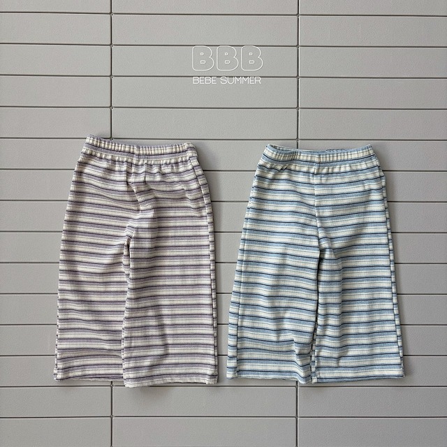【取寄】bella bambina｜bebe note stripe pants｜ベベノートストライプパンツ｜12M-M｜baby｜26 summer