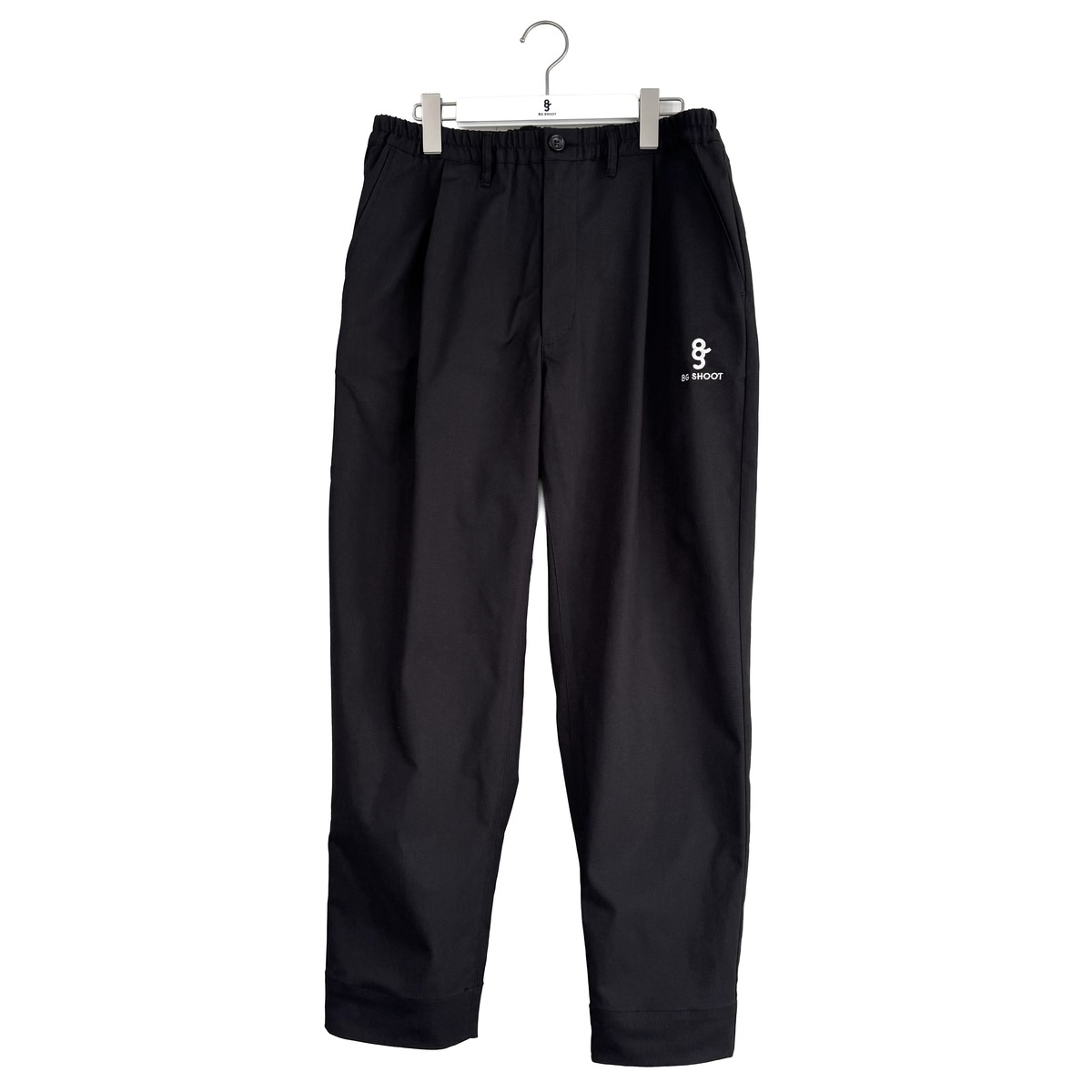 ONE TUCK STRETCH PANTS -BLACK- | 8G SHOOT WEBSTORE