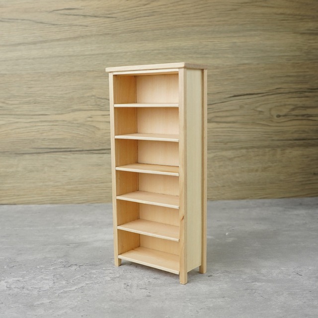 020-30007　ミニチュア家具　cabinet&shelf　本棚