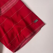 NIKE ナイキ Tiger Woods Collection ボーダー 半袖ポロシャツ XL/レッド/ゴルフ