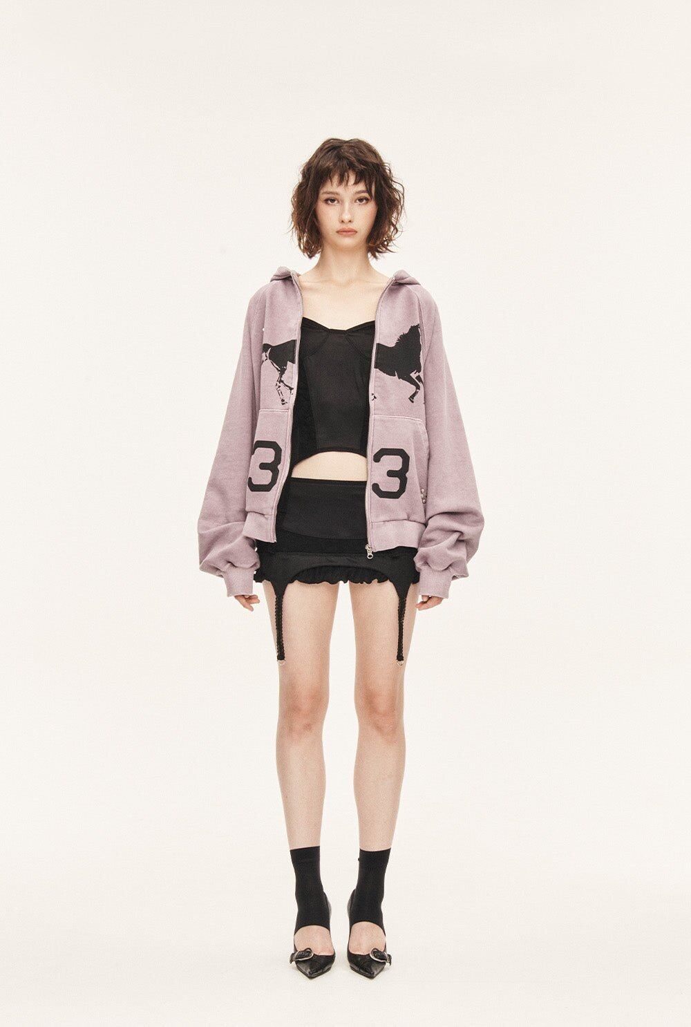 as”on] BIBI FUR JACKET / IVORY 正規品 韓国ブランド 韓国通販 韓国