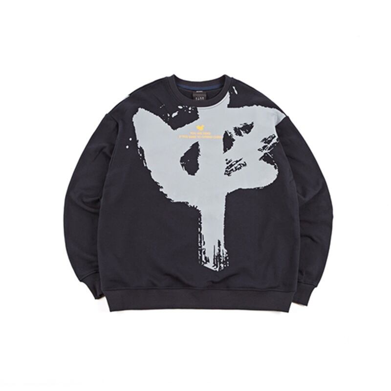 Road Vintage Spring Trend Creative Printed Sweater Men's Loose All-match Pullover Men's Round Neck Top-Alibaba プリント スプリング 春物 Oネック ビンテージ hip6-16114625533307