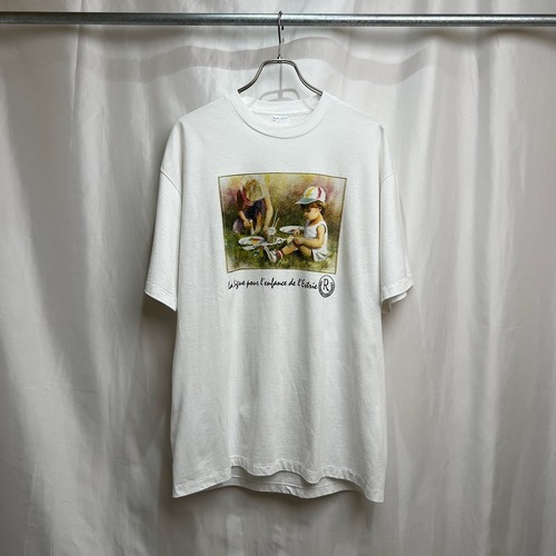 80〜90s　アート　シングルステッチ　Tシャツ　
