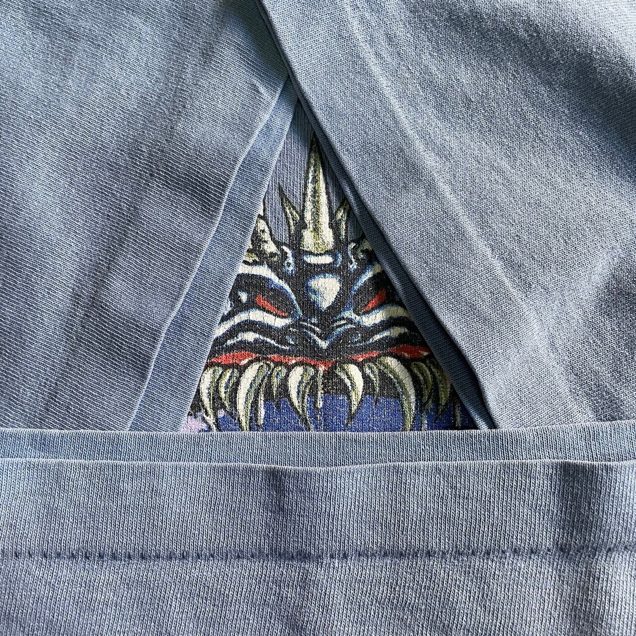 90s vintage クイックシルバー 胸刺繍 総柄 Tシャツ オールドサーフ 90s vintage クイックシルバー 胸刺繍 総柄 Tシャツ オールドサーフ