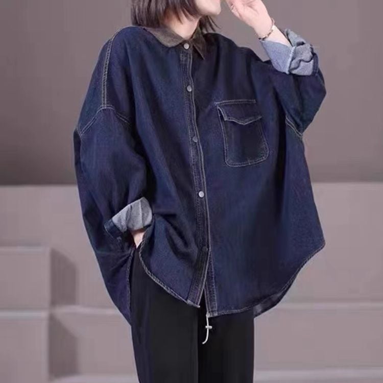 コールカラーデニムシャツ11134