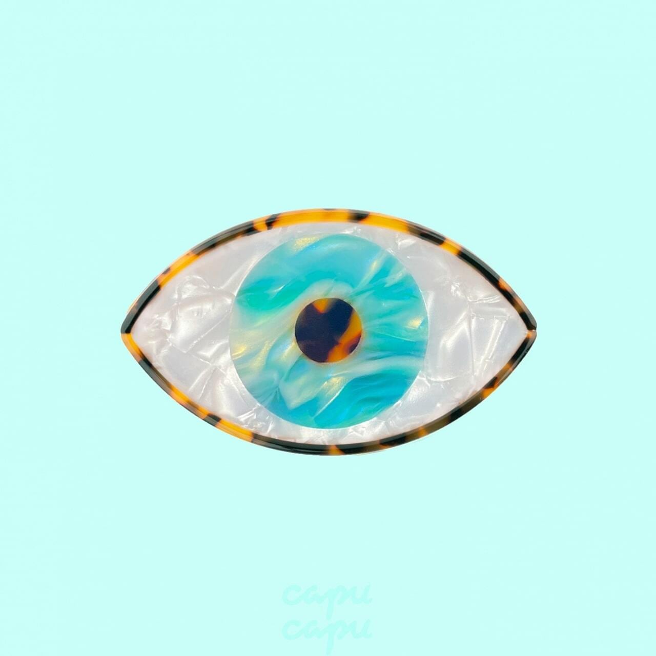 即納» Coucou Suzette Eye Hair Claw - Blue ククシュゼット ヘア