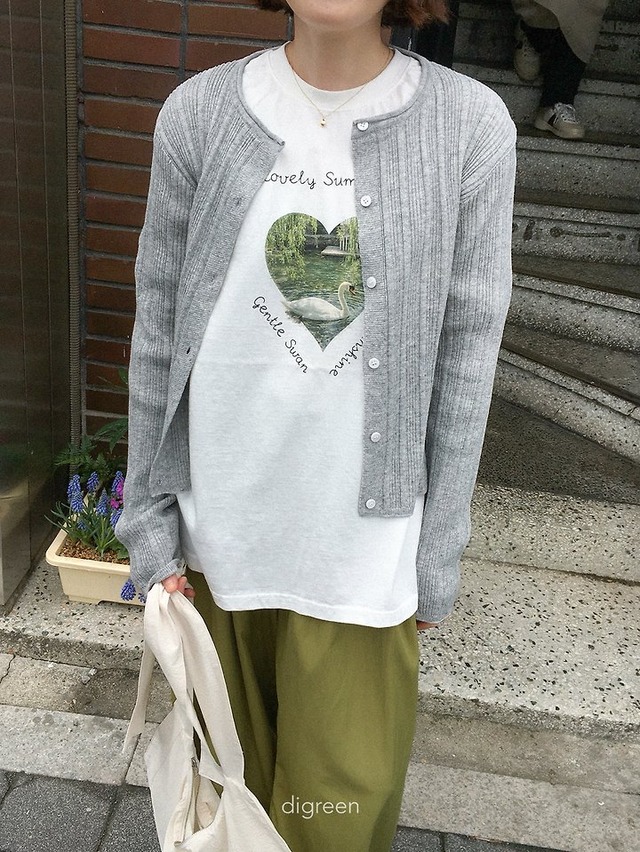 digreen26su_Wiggly Rib Cardigan. (Mom)