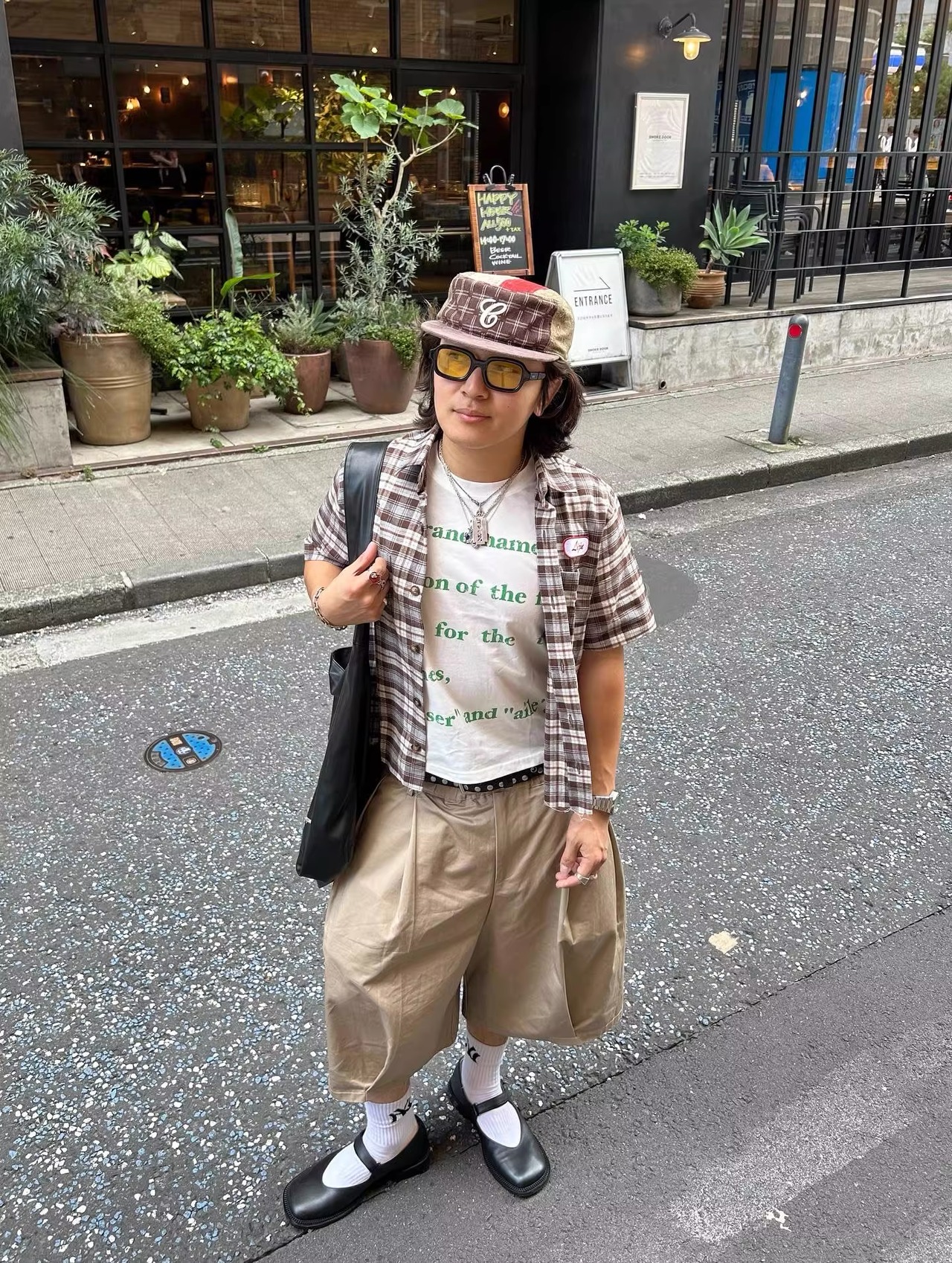 6CRAYON Leather Mary Jane Shoes（Black）