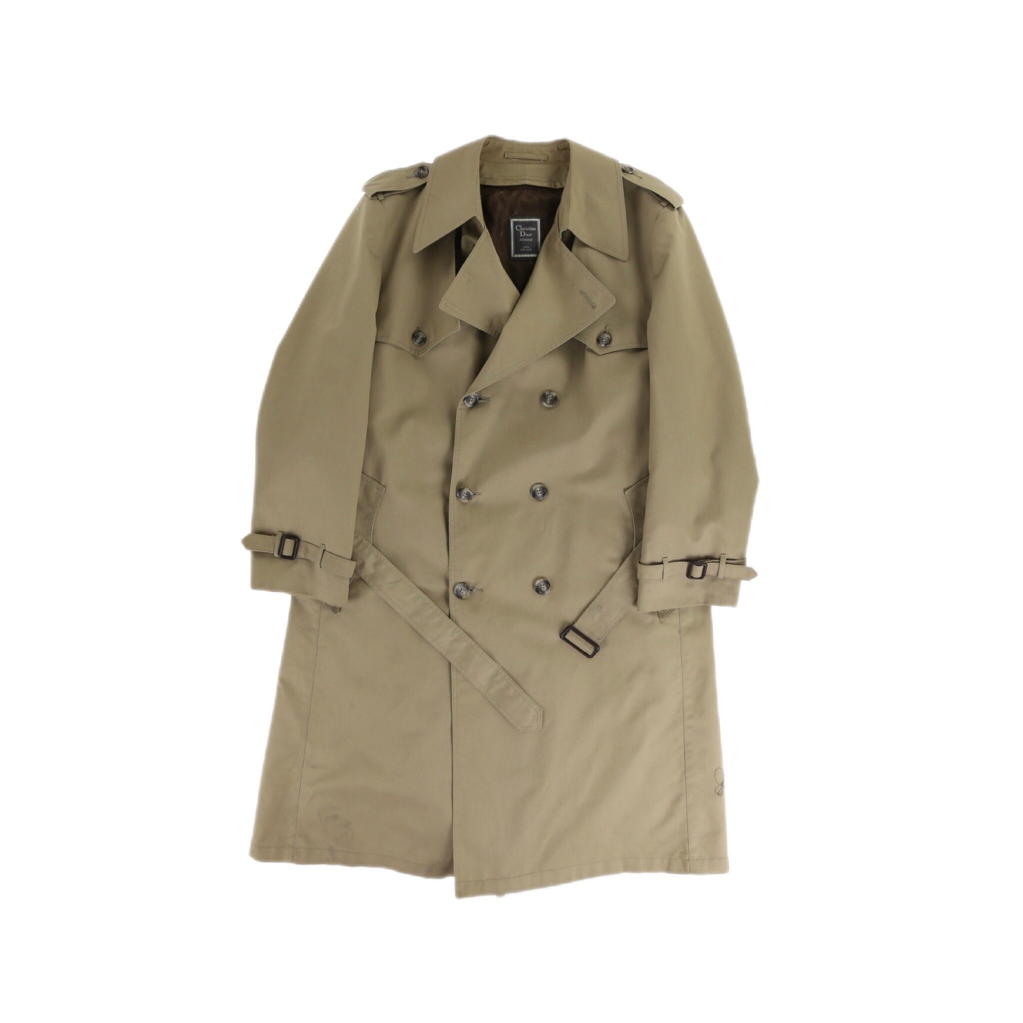 1980s Christian Dior 着脱ライナー付 トレンチコートダブル【OT-6290