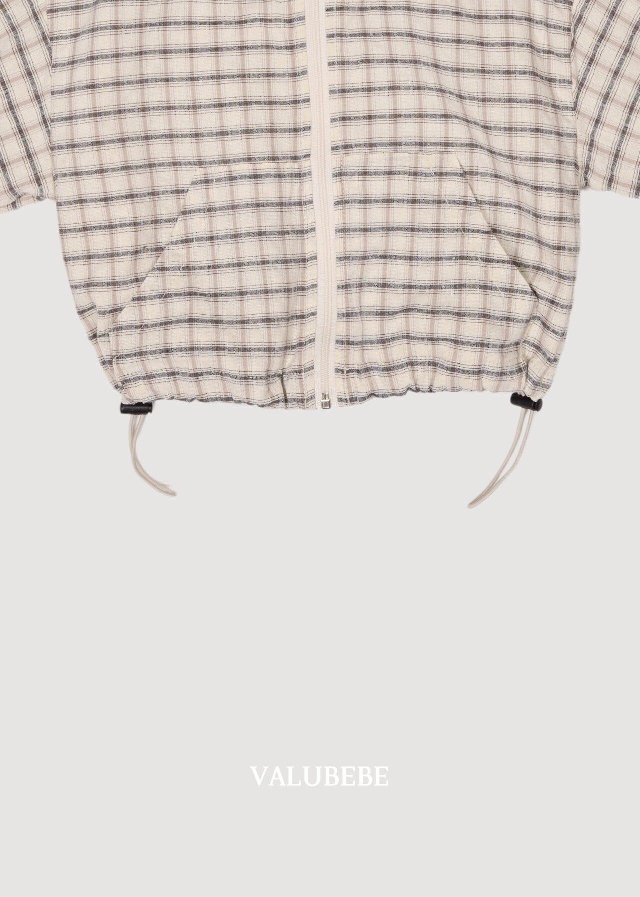 送料無料【予約】/ ハイチェックジャンパー/ valubebe