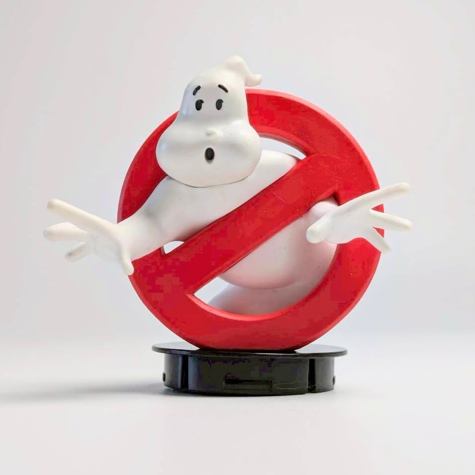 【 Ghostbusters ( ゴーストバスターズ ) 】 【D】 ムーグリー(Mooglie)ロゴフィギュア〚アメリカン雑貨 アメトイ〛