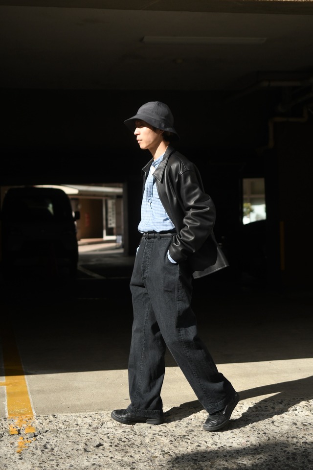 CIOTA / Denim Slacks (Medium Black)