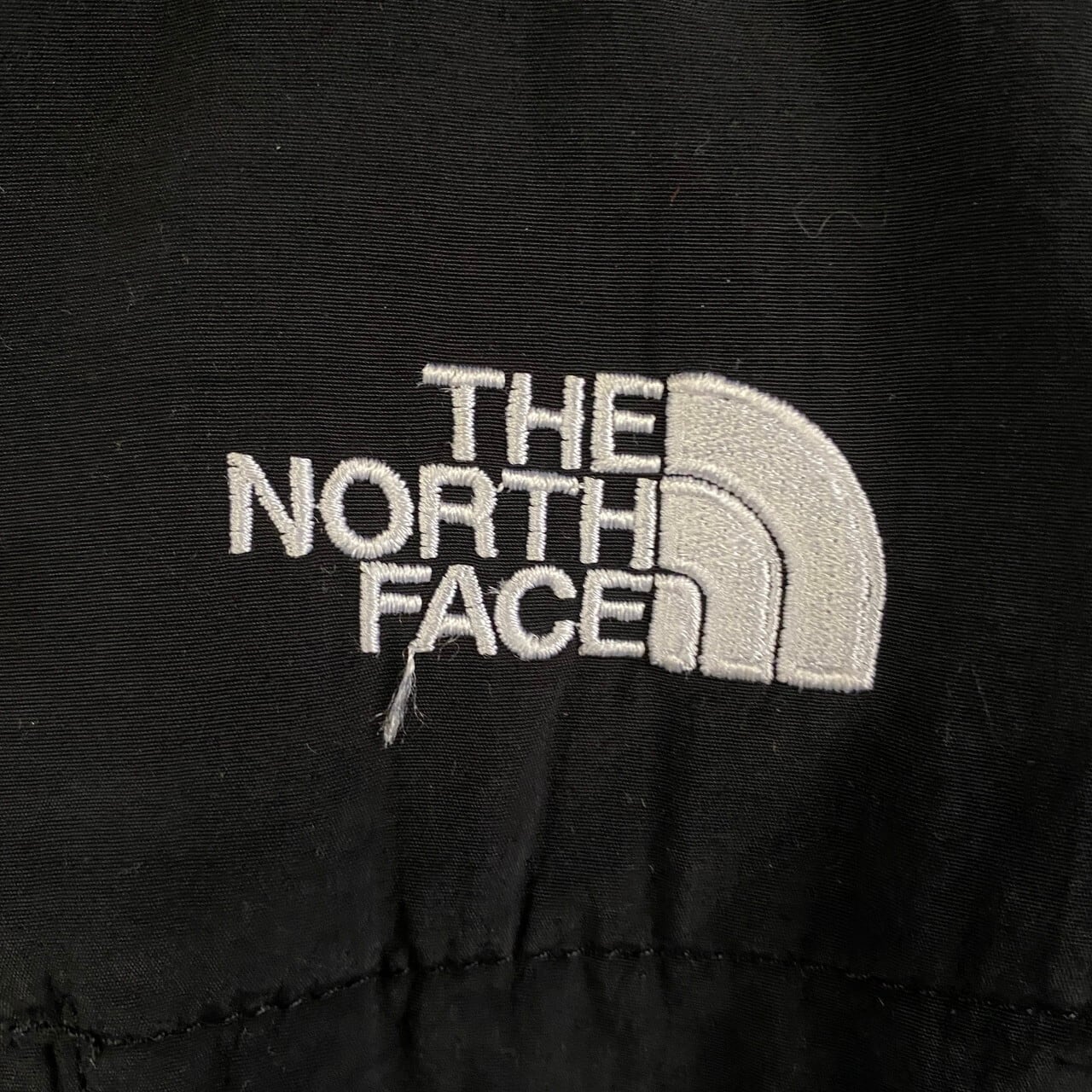 古着 90s ザノースフェイス 刺繍 デナリ フリースジャケット ベスト レディース 古着 90s TNF The NorthFace ロゴ 刺しゅう ナイロン 切替