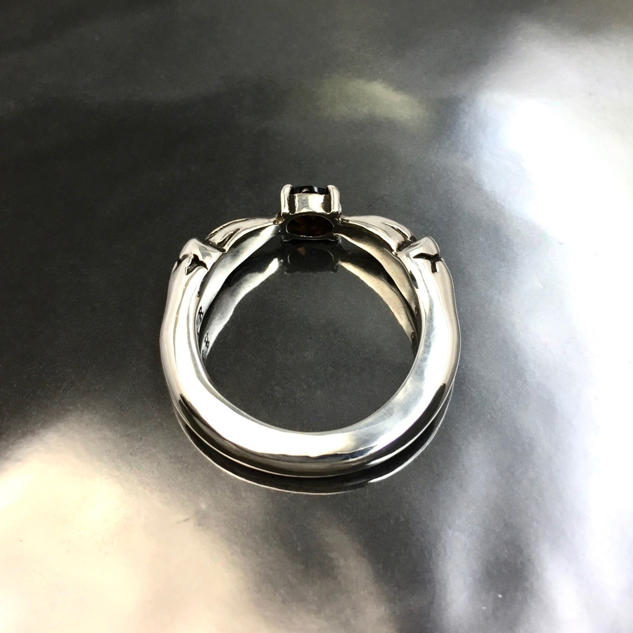 TWIN CLAW RING with GARNET / ツインクロウリング・ガーネット