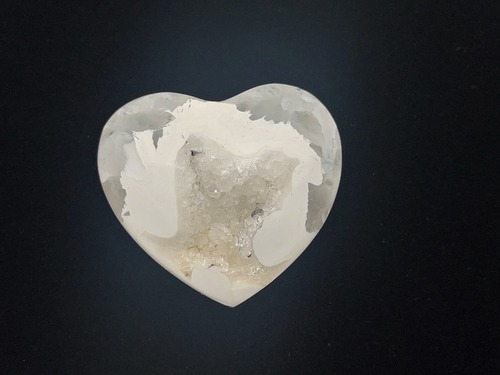 ハート型ジオード（水晶）
