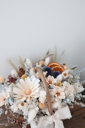 dried flower basket