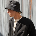 ロゴ刺繡入りバケットハット