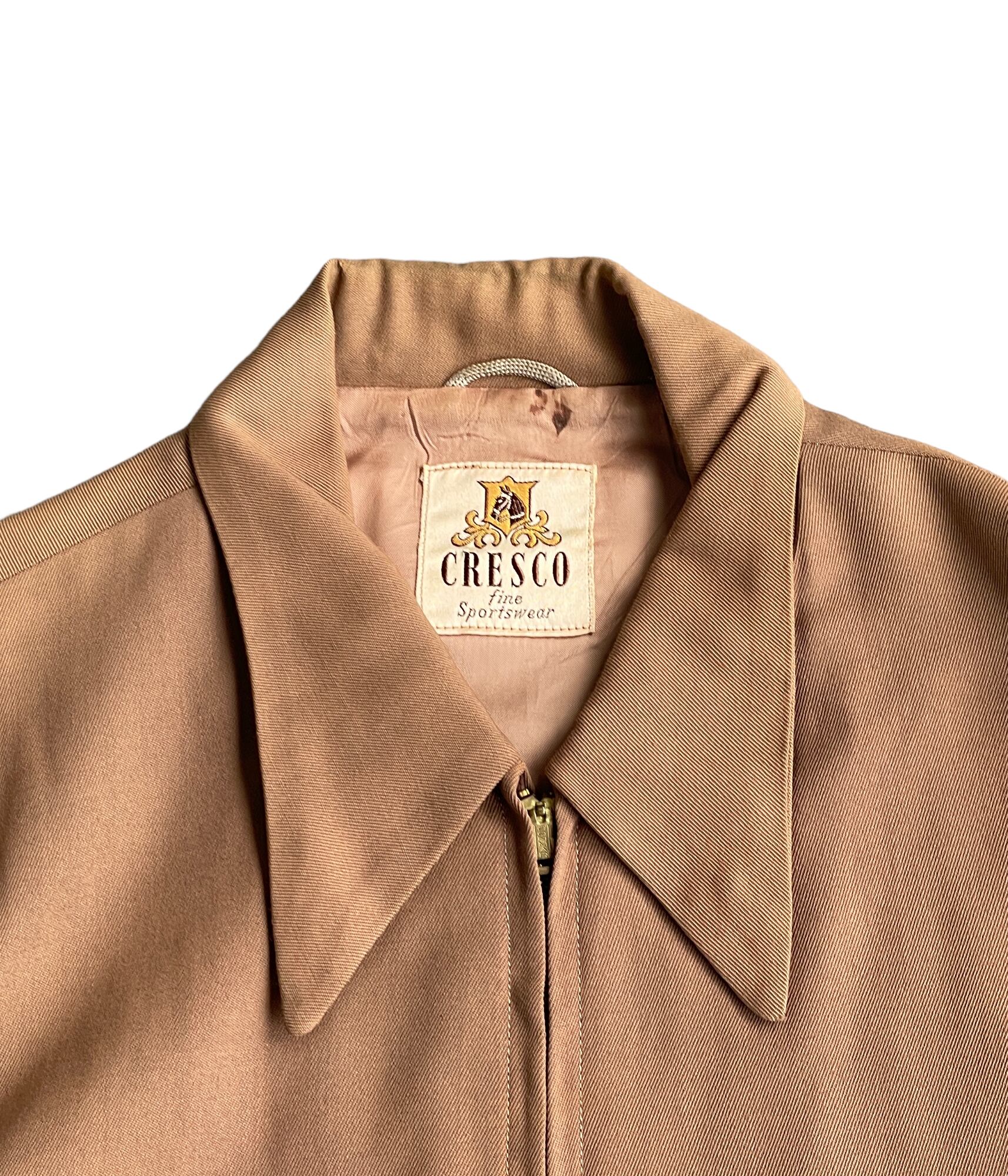 Vintage 50-60s gabardine jacket -CRESCO- | BEGGARS BANQUET公式通販 ...