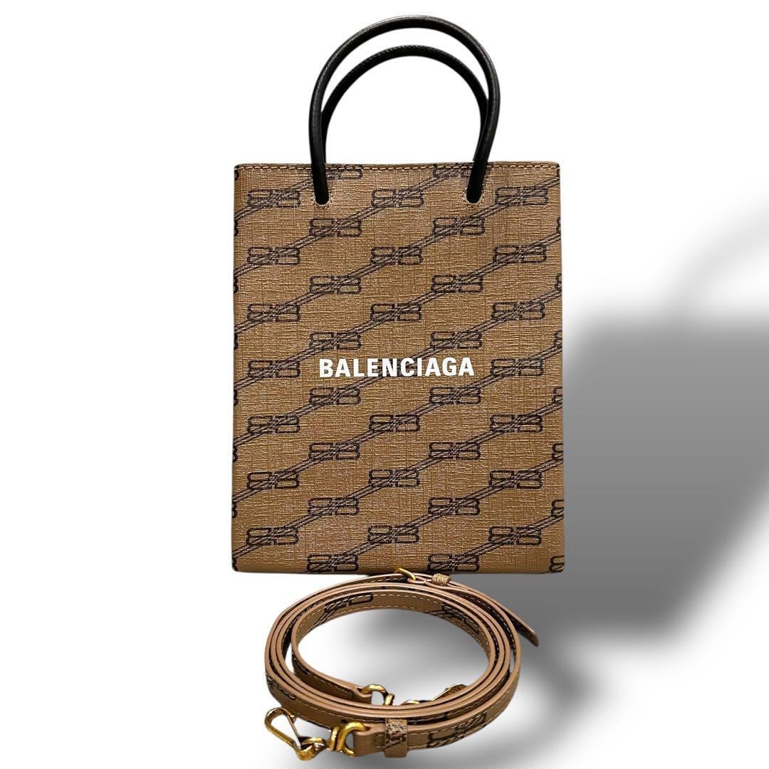 未使用 BALENCIAGA バレンシアガ ロゴ 2way ショルダーバッグ 未使用 BALENCIAGA バレンシアガ ロゴ 2way ショルダーバッグ