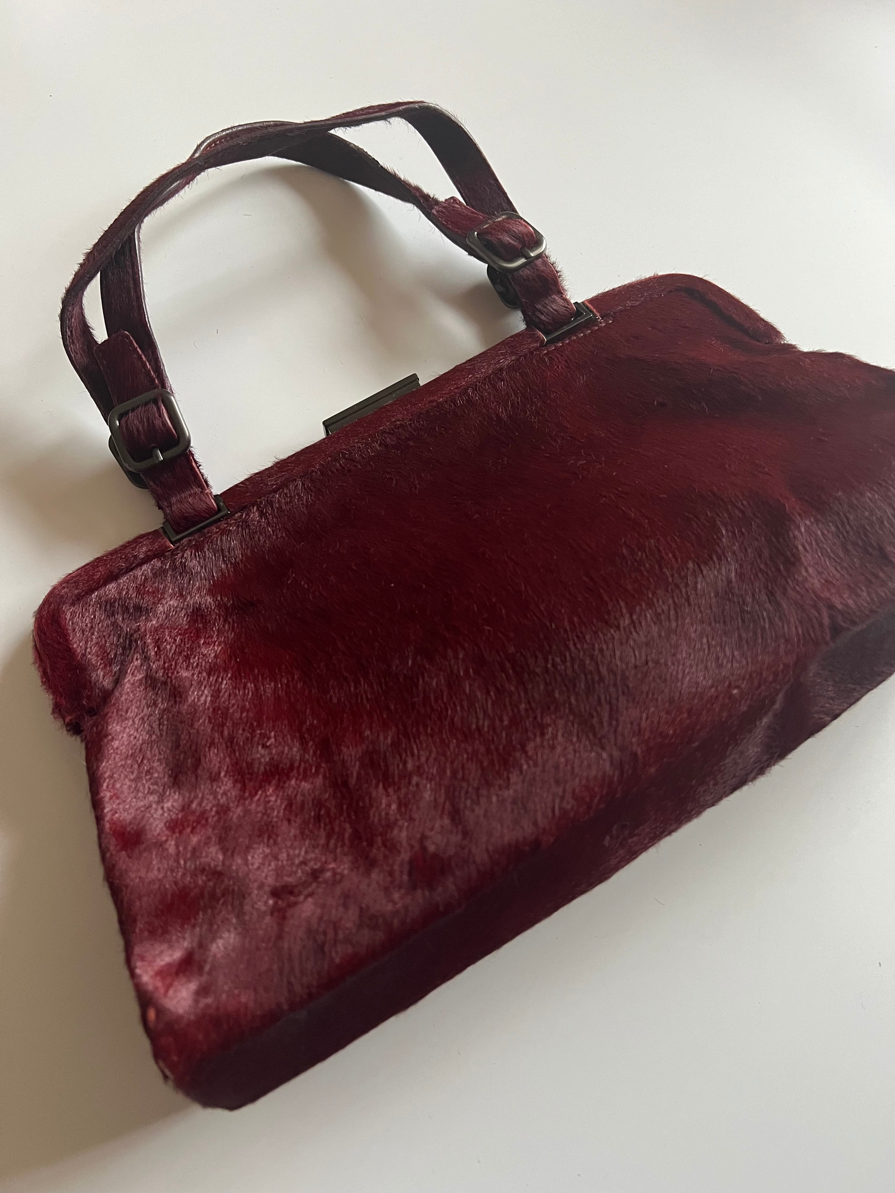 FW1997 PRADA UNBORN CARF HAND BAG | triptraproll