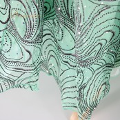 社交ダンス 衣装 スタンダード ドレス ワンピース パーティドレス レディース グリーン系 union ラインストーン ラメ キラキラ ホログラム 長袖 グリーンドレス 華やか ドレッシー 伸縮性 パーティー用 おしゃれ ドレスアップ 胸元デザイン ファスナー仕様 上品 レディースファッション アウトドアイベント カジュアル ヘルシーカラー 鮮やか 演奏会 お呼ばれ おしゃれ着 上品コーデ 目を引くデザイン