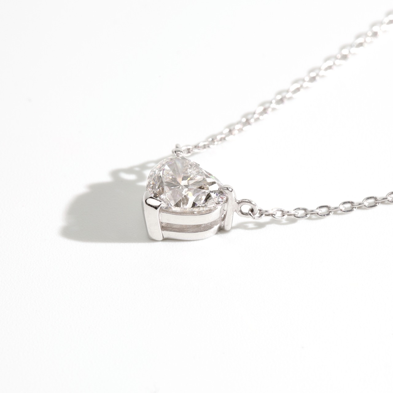ハートシェイプ ダイヤモンド ペンダント  SI2 pt / 1.013ct