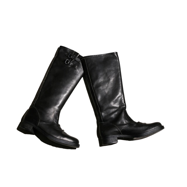 HystericGlamour BikerLeatherLongBoots