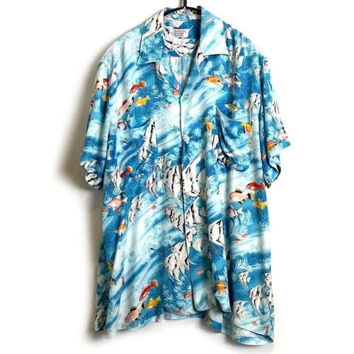 [PENNEYS] Vintage Rayon Hawaiian Shirt [1960s-] Vintage Rayon Hawaiian Shirt