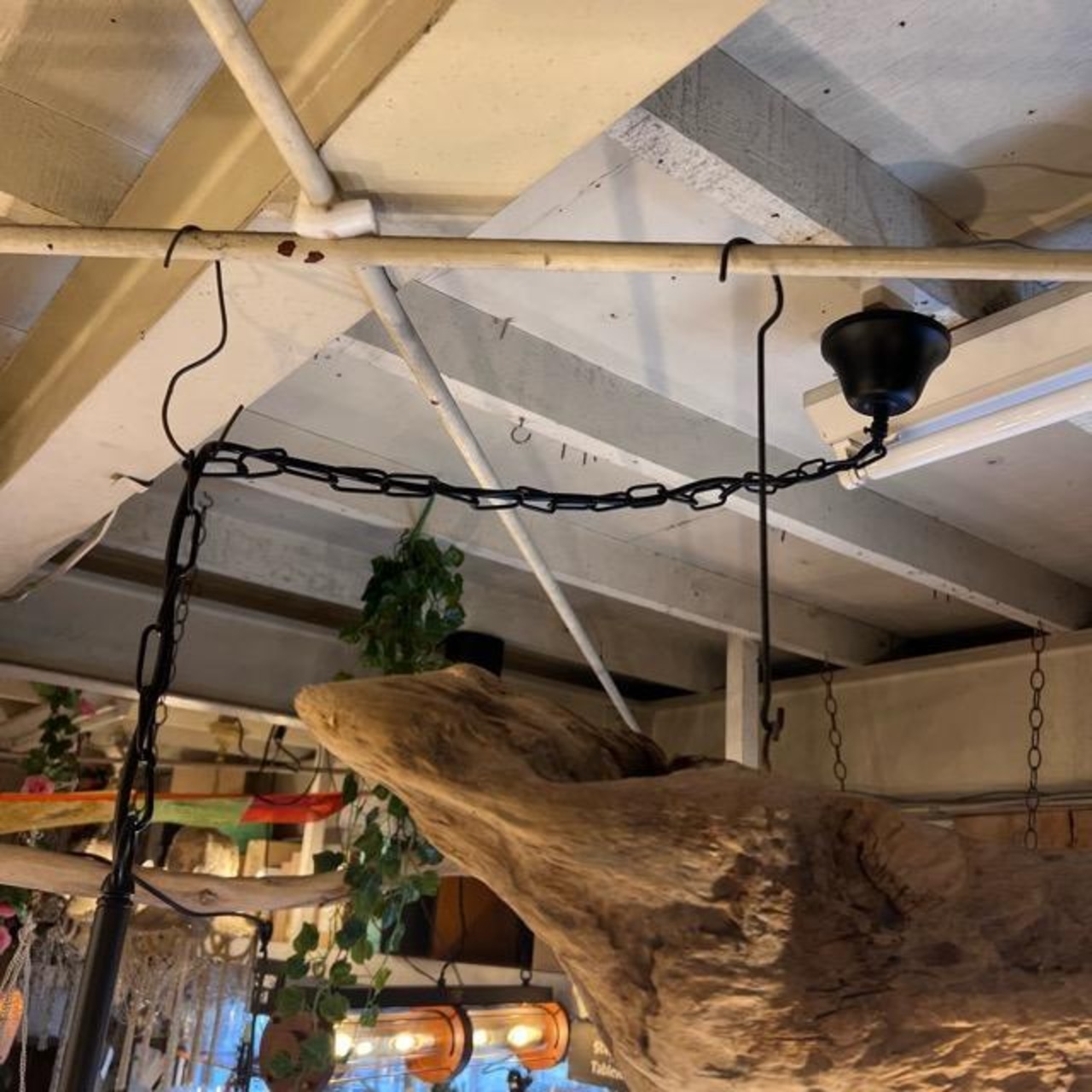 TOPANGA　Lighting　ブランチ6灯シャンデリア　ブラック