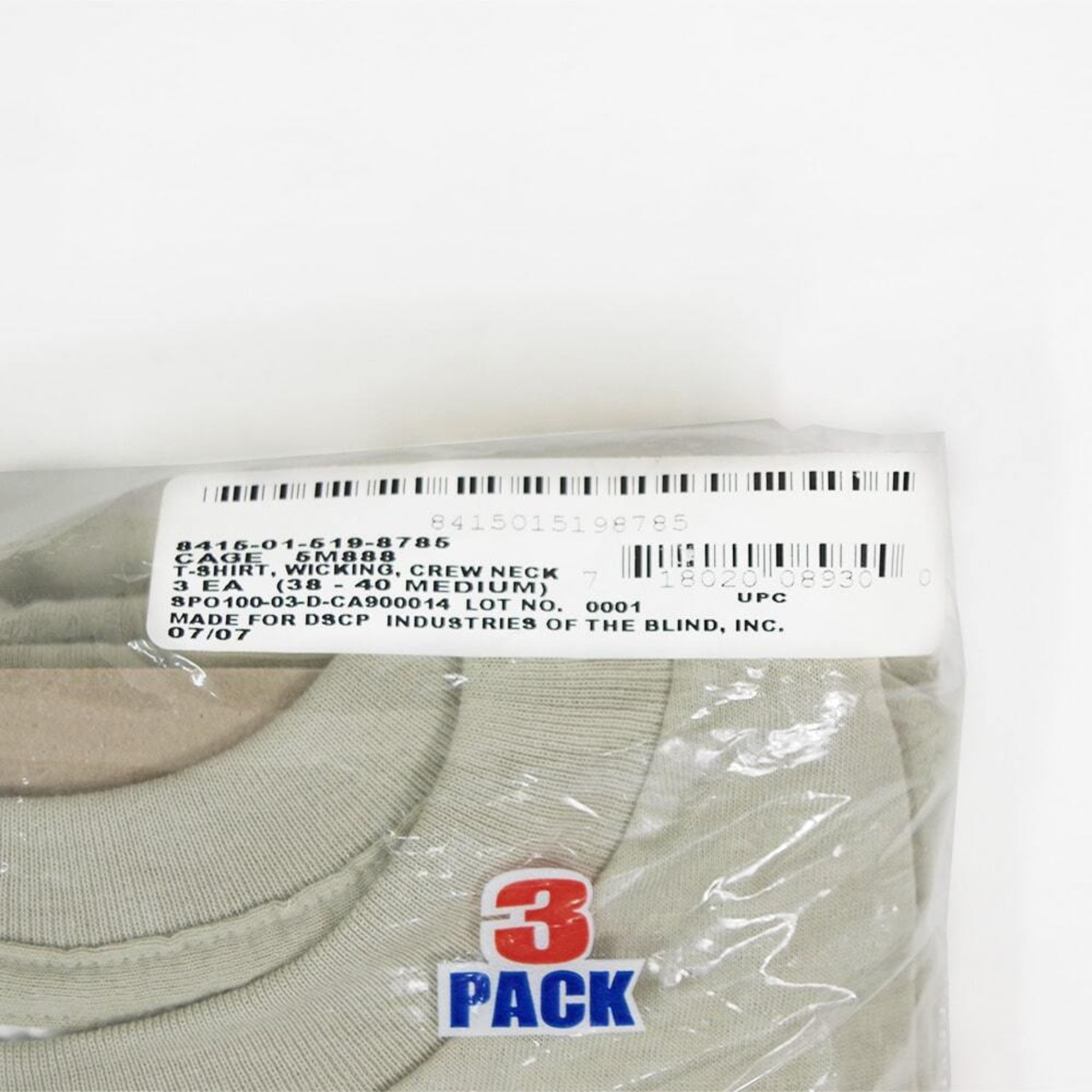 【MILITARY DEADSTOCK(ミリタリーデッドストック)】USA製 デッドストック スキルクラフト アーミー 3p Tシャツ