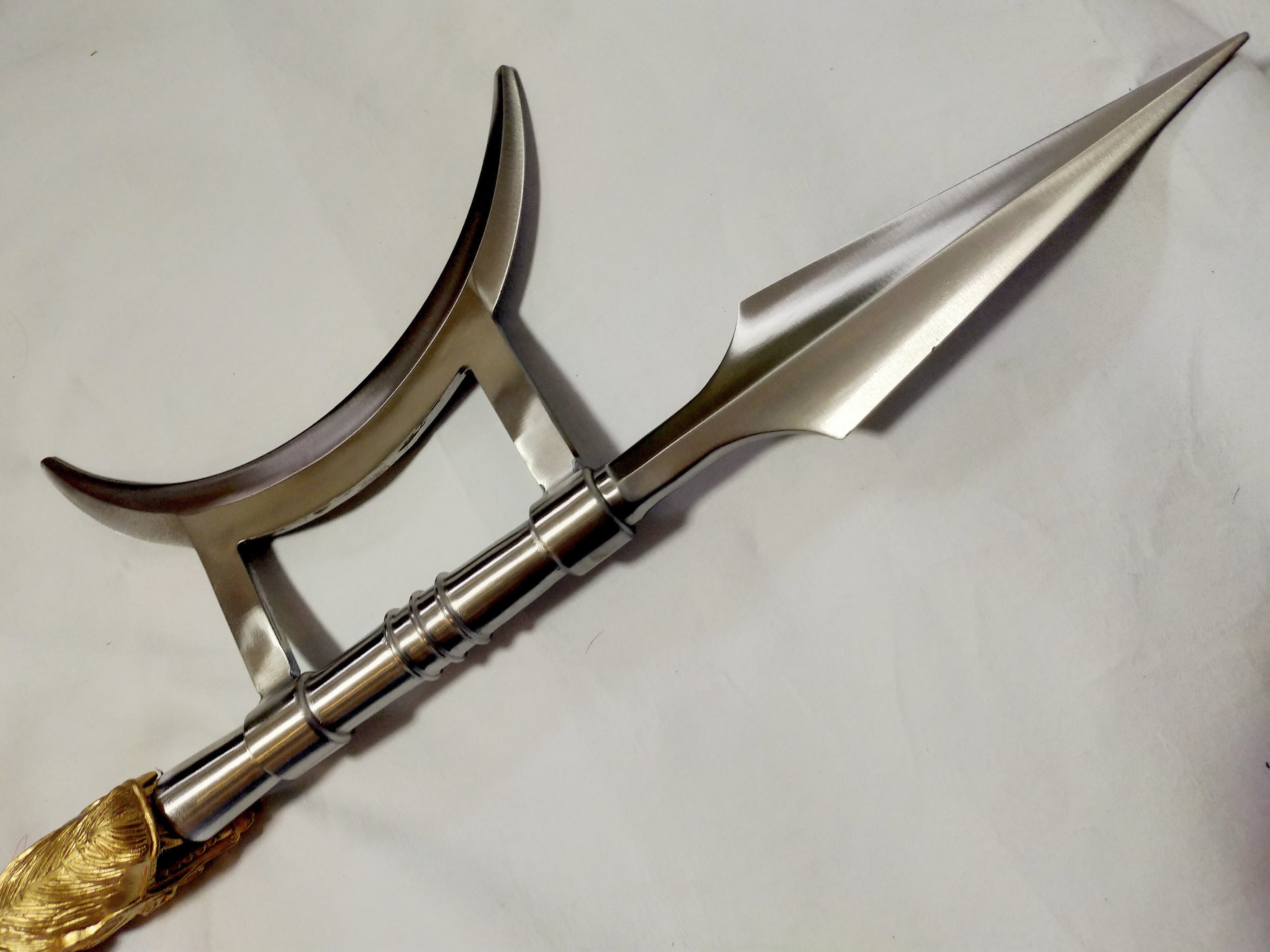 銅製置物 青銅器 戟槍 刀剣美術 中国美術 インテリア置物 乱す