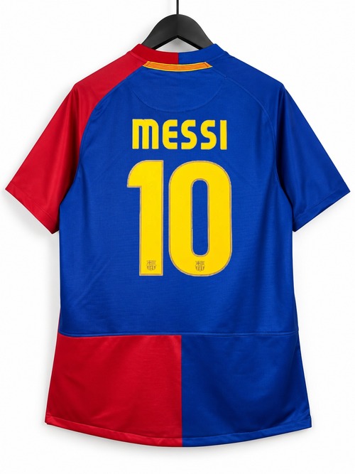 【お取り寄せ】FCバルセロナ メッシ 2008-09 ホーム レトロ サッカーユニフォーム（レトロバージョン）