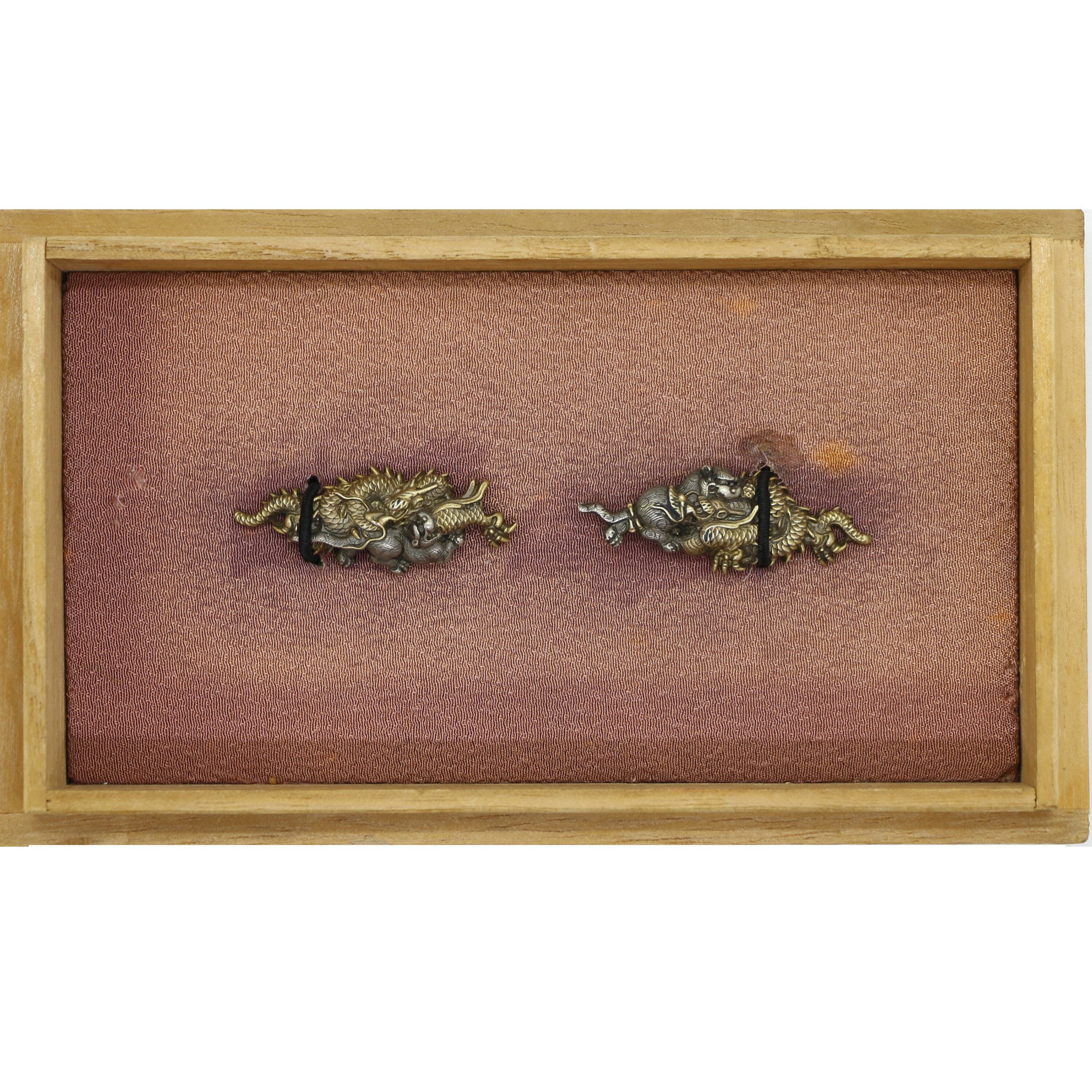 目貫 虎龍図 今川達次