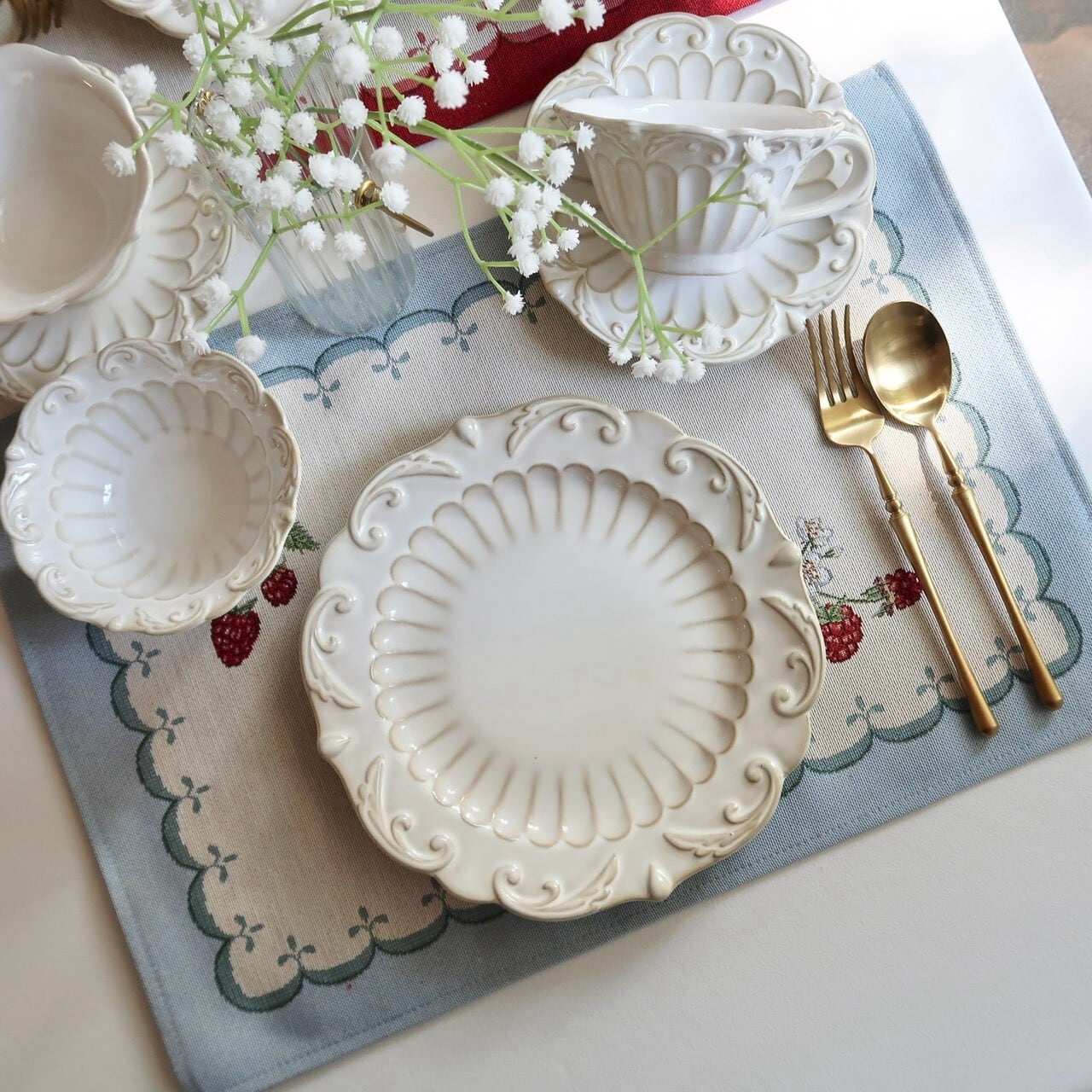 Classical scalloped cup＆saucer / クラシカル スカラップ カップ