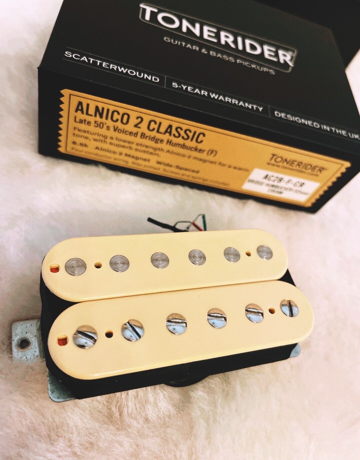 TONERIDER REBEL90 セット ハムバッカーサイズ P90 ニッケルカバー UK