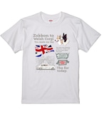 デザインNo.391 UKコーギーズ　コーギーにゾッコンTシャツ　Zokkon welsh CorgiTシャツ  5.6ozTシャツ　