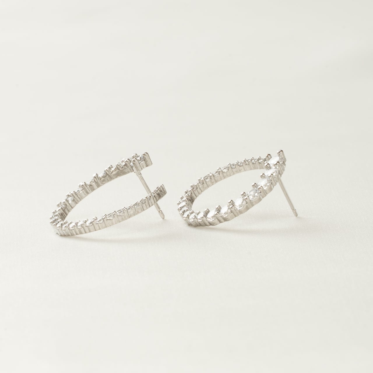 Zirconia circle pierce【ジルコニア サークル ピアス】 | so4store