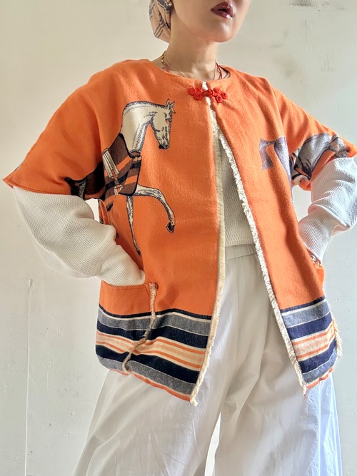 "Loop Collection" Vintage Fabric Jacket