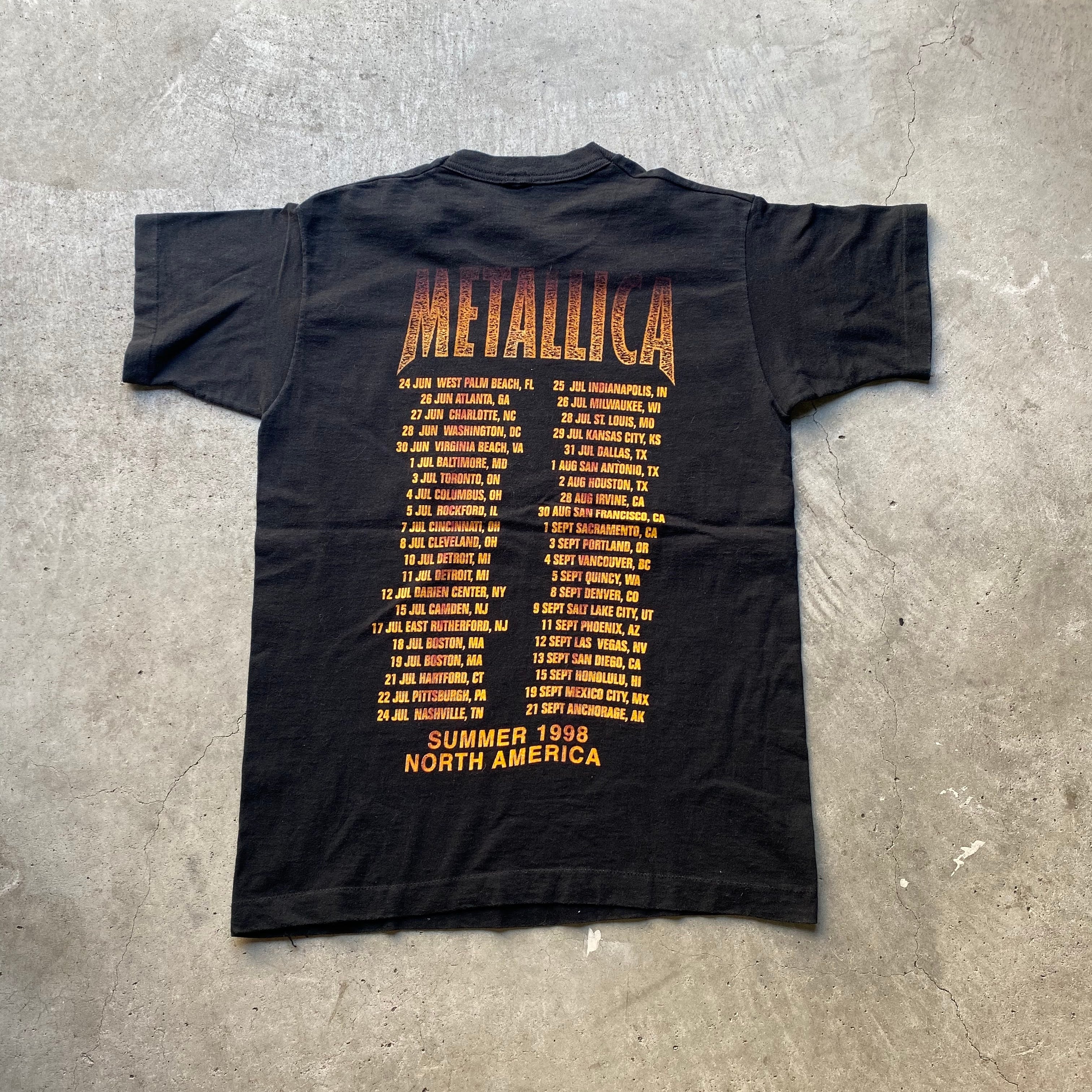 METALLICA 98年ツアーTシャツ