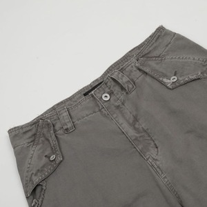 オールドウォッシュヴィンテージレトロダメージ加工ビッグポケットパンツ　1186