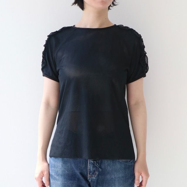 CHANEL Tシャツ トップス メッシュ シャネル