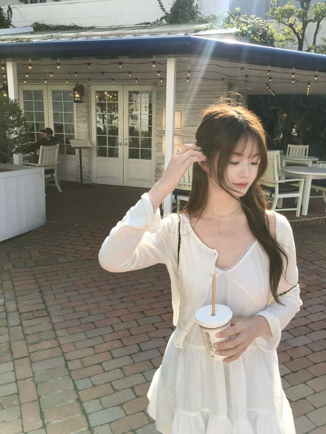 (vegetable) sheer summer cardigan / 2color