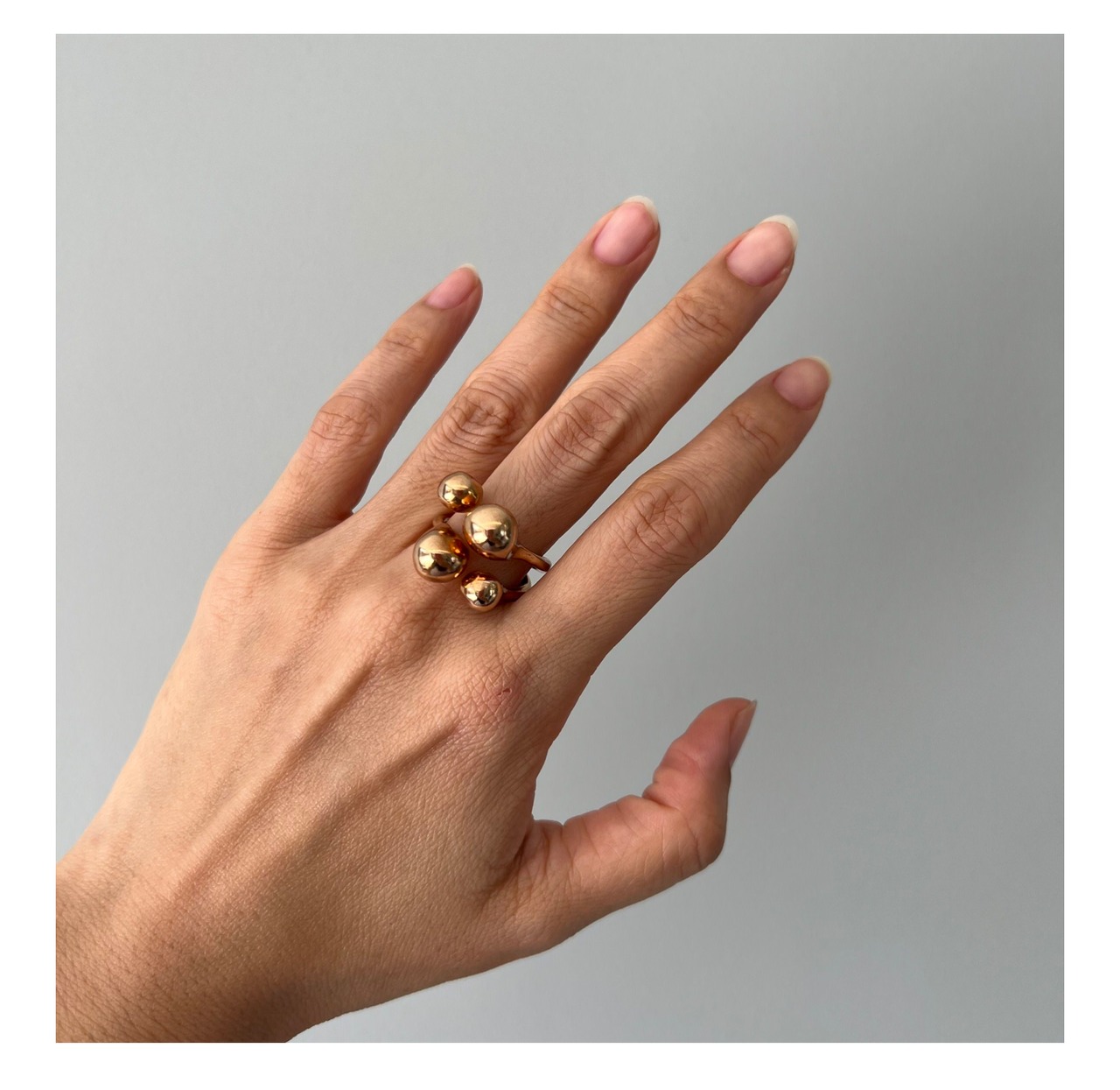 MONICA CASTIGLIONI(モニカ・カスティリオーニ) AP-PISTILLI-04A / Bronze×ムーンストーンリング