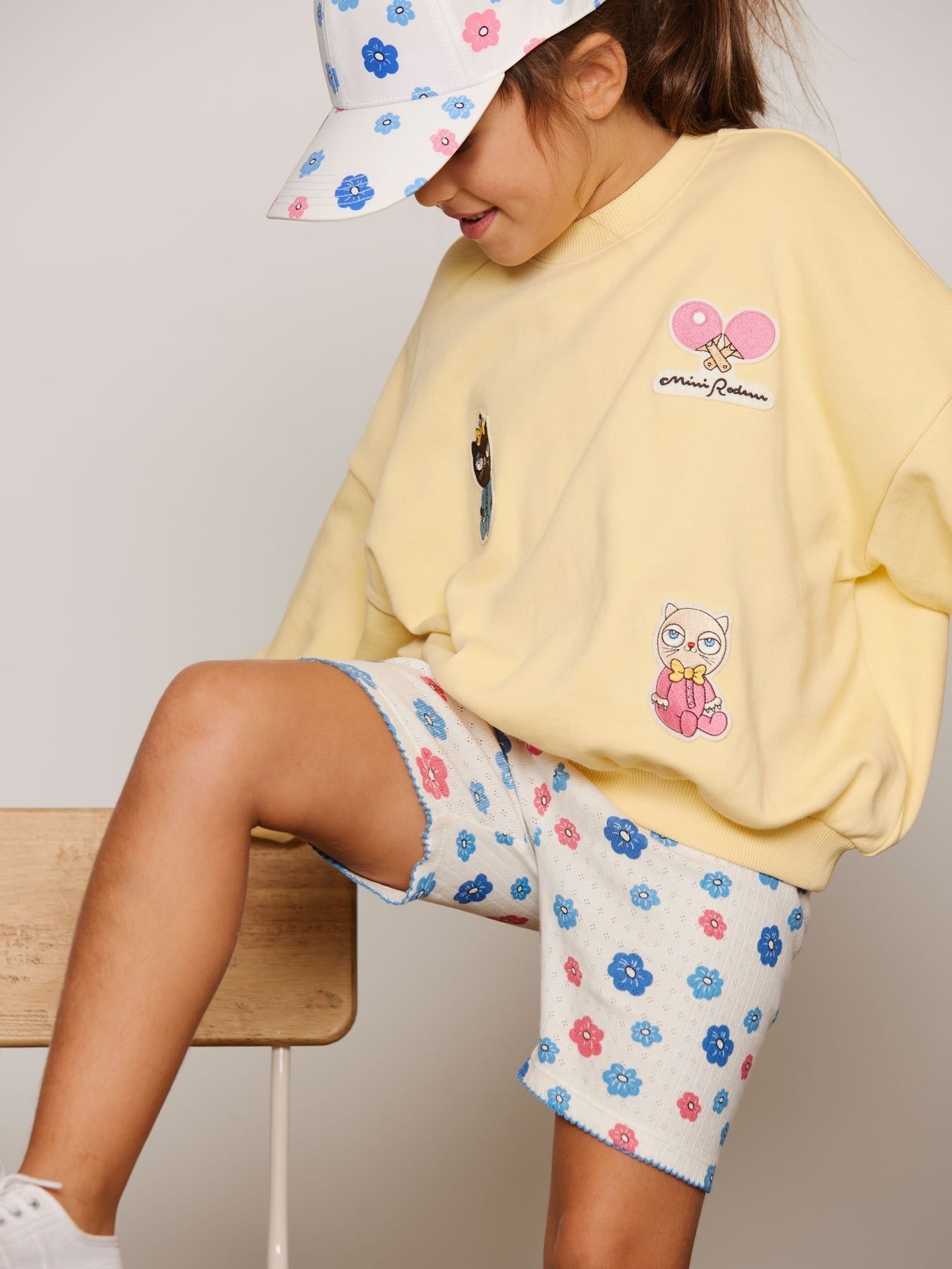 MINI RODINI/Minibabies Patches Sweatshirt | HAKONIWA PRODUCTS