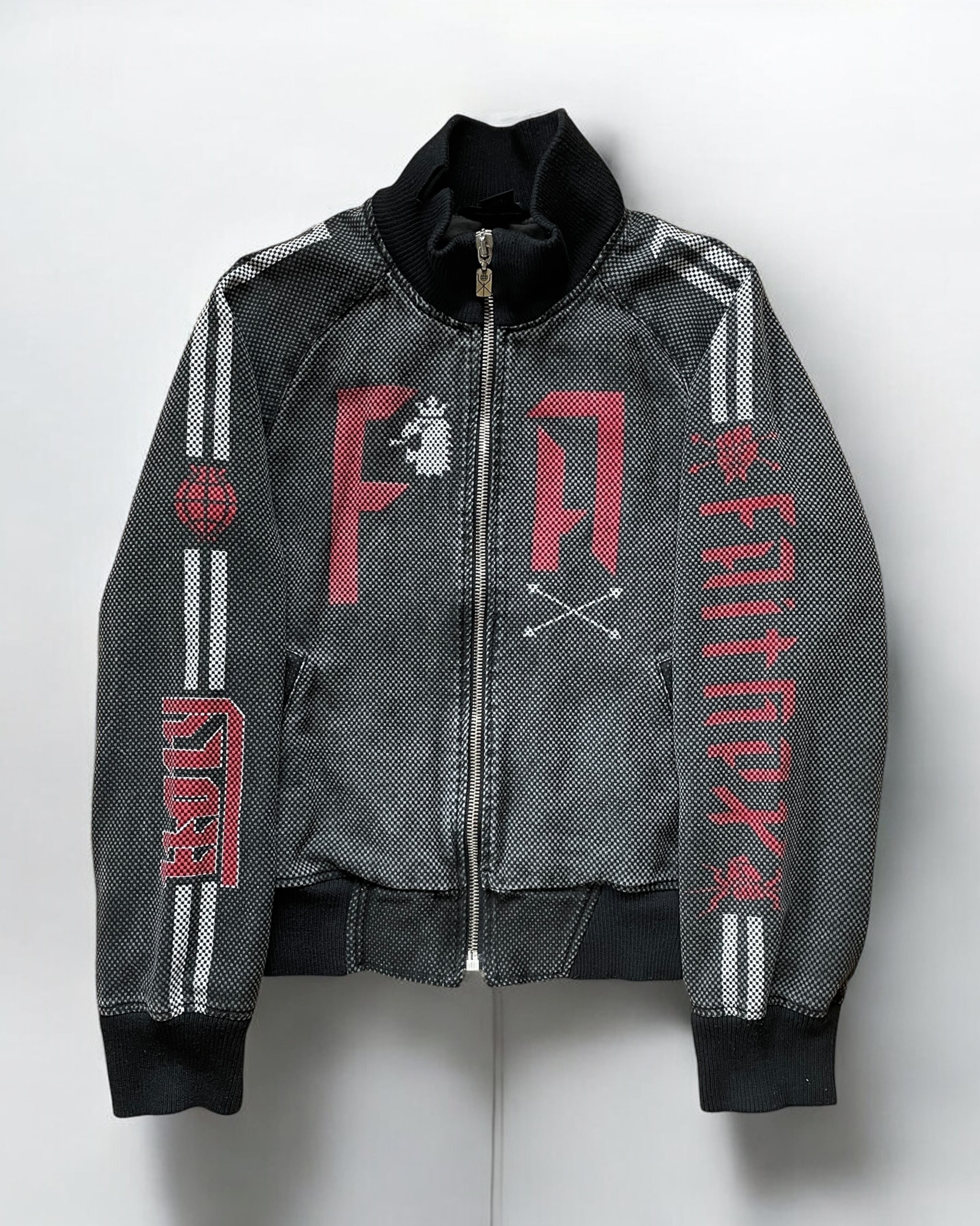 ジャケット・アウター A/W08-09 RAF SIMONS Padded Jacket Raf Simons Black Wadded Bomber Jacket – Posers Hollywood