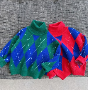 2色 セーター 男の子 女の子 秋冬 子供服 可爱い  人気