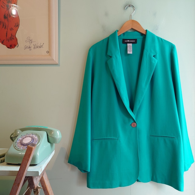 SAG HARBOR 90s vintage イージーテーラードジャケット カラー 